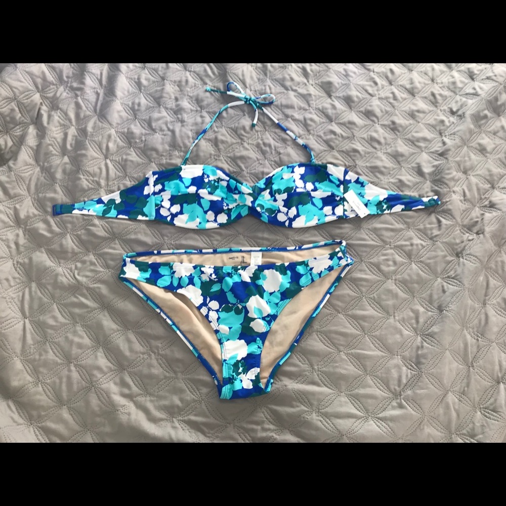 Gap Retro Turquoise & Blue Bikini